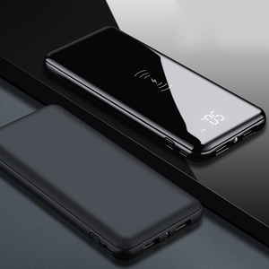 Hot-Bán Gương Bề Mặt Không Dây Powerbank Kép USB Công Suất Đầu Ra Bank10000mAh - Product Image 5