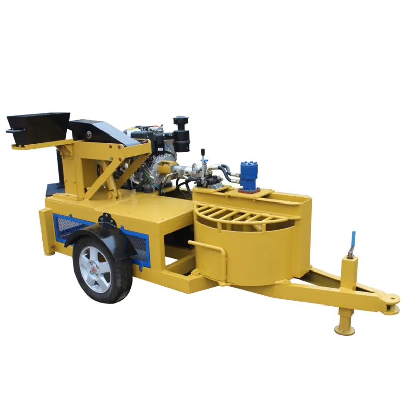 Best sell customized color cinder block machine