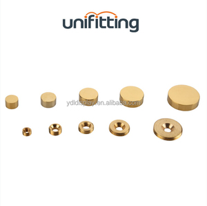 螺钉头覆盖黄铜镜面支架钉 - Product Image 1