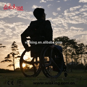 Kursi Roda Olahraga Manual Serat Karbon, Semua Wisking8807 Perlengkapan Terapi Rehabilitasi Santai Aktif Wisking CE ISO - Product Image 5