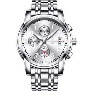 Montre pour homme <span class=keywords><strong>ONTHEEDGE</strong></span>, marque haut de gamme, étanche, entièrement en acier, montres pour homme, quartz, montre-bracelet décontractée, calendrier, horloge pour homme - Product Image 5