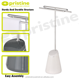 SALE Quality Wholesale Taiwan Household Storage Furniture Manufacturer White <b>Bars</b> Shelves <b>Towel</b> Rack - Product Image 6