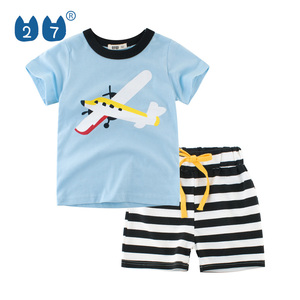 Nouvel <span class=keywords><strong>ensemble</strong></span> de vêtements d'été pour garçons : T-shirt et <span class=keywords><strong>short</strong></span> - Product Image 1