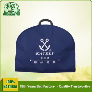 Hombres <span class=keywords><strong>Traje</strong></span> de <span class=keywords><strong>Mango</strong></span> Bolsas de Ropa Cubierta de Color <span class=keywords><strong>Azul</strong></span> <span class=keywords><strong>Marino</strong></span> - Product Image 4