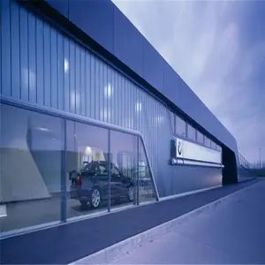 High Quality Prefab Car Showroom Steel Structure Warehouse