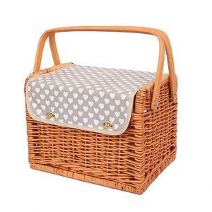 Tùy Chỉnh Thiết Kế Ngoài Trời Dã Ngoại Giỏ Wicker Giỏ Với Nắp Đậy - Product Image 1