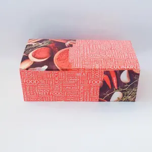 Kotak Kertas Ayam Goreng FC1 Kustom Desain Baru Kotak Ayam KFC