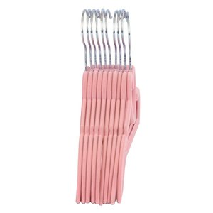 Inspring-percha de terciopelo con forma de corazón para niñas, abrigo con forma de corazón, ahorro de espacio, Premium, Rosa - Product Image 3
