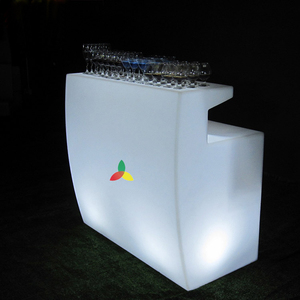Iluminación Led de plástico, muebles de <span class=keywords><strong>Bar</strong></span> de vino, iluminación LED, gabinete de cubo de hielo, estante de vino iluminado, mesa de mostrador con caja de vino - Product Image 3