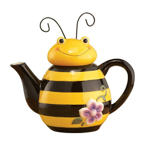 Bee Shape Cute Cartoon <strong>Ceramic</strong> <strong>Tea</strong> <strong>Pot</strong> - Product Image 1