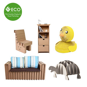 Có thể gập lại xách tay xoay bán lẻ các tông kiosk hiển thị kệ cho văn phòng phẩm Rack hiển thị - Product Image 5