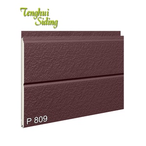 Tenghui Siding Exterior PU Foam Trang Trí Kim Loại Tường Siding Panels Màu Thép Cách Nhiệt Sandwich Wall <span class=keywords><strong>Board</strong></span> - Product Image 2