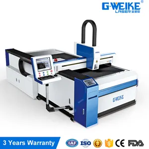 Çin Gweike düşük fiyat CNC LF1312 metal fiber lazer kesim makinesi