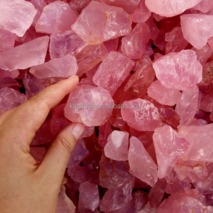 Cristaux <span class=keywords><strong>de</strong></span> quartz rose brut naturel en gros pour la décoration - Product Image 6