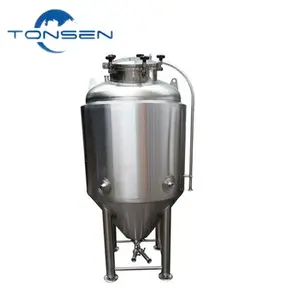 100l 300l 500l 1000l 10000l Micro beer brewing used conical fermenter for sale