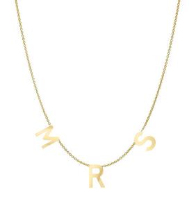Collier en acier inoxydable pour Femme, bijoux d'<span class=keywords><strong>espace</strong></span>, personnalisé, avec mot, <span class=keywords><strong>initiale</strong></span>, en or - Product Image 2
