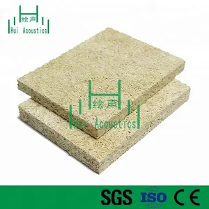 Wood Fibre Cement Panels Decorated Wood Wall Panels Wood Wool Acoustic Board