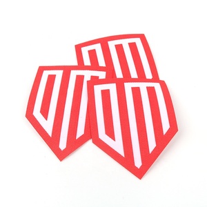 Nhà Sản Xuất May Mặc Tùy Chỉnh Giá Rẻ Nhiệt Cắt Lá Chắn Hình Dạng Tên Biểu Tượng Máy Dệt Phù Hiệu Cho Đồng Phục - Product Image 5