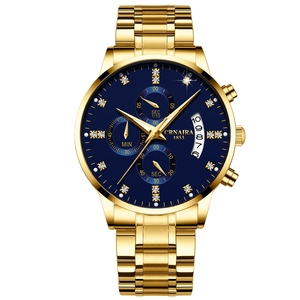 CRNAIRA relojes para hombre marca de lujo <span class=keywords><strong>reloj</strong></span> de los hombres de acero inoxidable cuarzo relojes <span class=keywords><strong>reloj</strong></span> masculino - Product Image 2