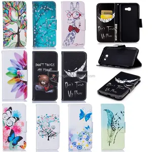 2019 Chegada nova Carteira de Couro de Luxo Tampa Flip Case For Samsung Galaxy A9 A10 A50 A70 Caso de couro Do Telefone Móvel