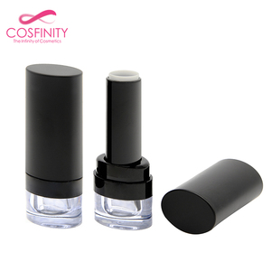 Superficie de aluminio delgado recipiente protector labial tubo de lápiz labial negro etiqueta mágica belleza de lujo privado - Product Image 1