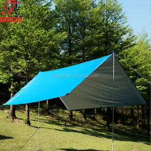118" x 118" Lightweight Durable Waterproof Windproof UV-proof Rain Fly Rainfly Shelter Camping Tarp for Hammock Ground Camping