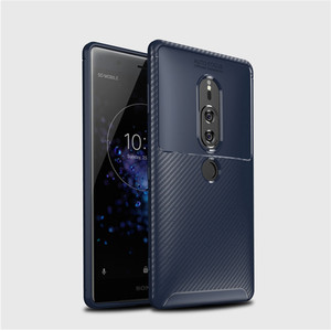 Nouveau design Autofocus en fiber de carbone TPU couverture de téléphone portable pour <span class=keywords><strong>Sony</strong></span> <span class=keywords><strong>Xperia</strong></span> <span class=keywords><strong>XZ2</strong></span> Premium - Product Image 5