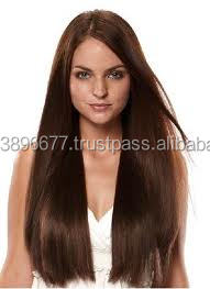 Échantillon d'extension de trame de cheveux de Remy de Vierge crue de temple indien Bienvenue! Trame unique - Product Image 6