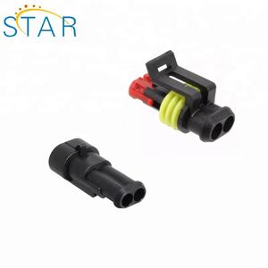Conector à Prova d'Água AMP de 2 Pinos 282080-1 282104-1 para Chicote de Fiação Automotiva - Product Image 5