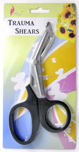 Ciseaux à bandage pour infirmière en acier inoxydable japonais à poignée semi-transparente - Product Image 5