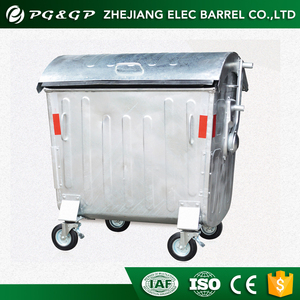 Al aire libre metal contenedor de <span class=keywords><strong>basura</strong></span>, <span class=keywords><strong>cubo</strong></span> de <span class=keywords><strong>basura</strong></span> de metal contenedor, buena calidad metal contenedor - Product Image 1