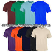 เสื้อยืดคอตตอนของผู้ชายเสื้อสีทึบระบายอากาศได้ดีมีโลโก้ด้านหน้าแบบว่างเปล่า - Product Image 2