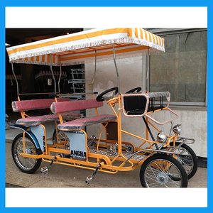 Leisure <span class=keywords><strong>Tandam</strong></span> adult Surrey bike bicycle pedal car 4 person images - Product Image 1