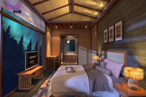 Prefabricated wooden chalets House prefabricated kits with 2 rooms - Product Image 2