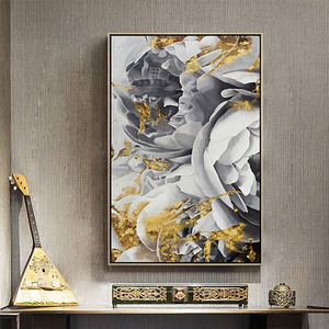 Décoration d'intérieur TianYu, peinture murale moderne sur toile peinte à la main, peinture <span class=keywords><strong>acrylique</strong></span> florale, peinture à l'huile pour la décoration d'hôtel - Product Image 3