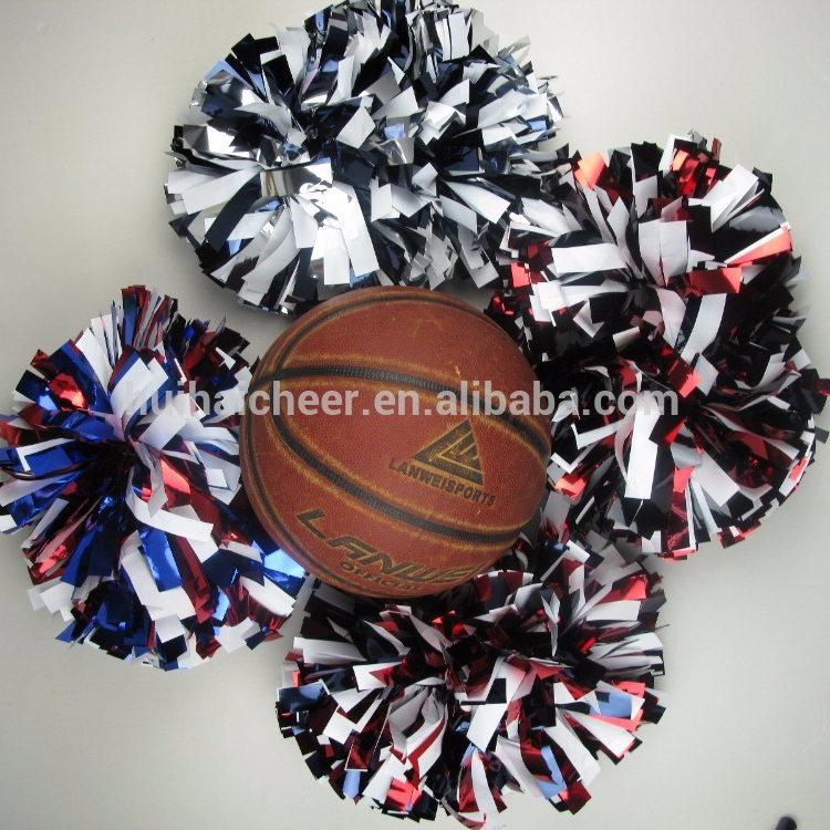 Металлический pom poms
