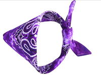 Barato personalizado Bandana impresión Rasta Bandanas Tie Dye tela de algodón Head Wrap bufanda muñequera para la venta