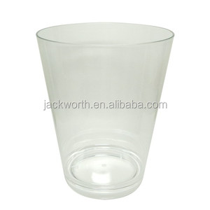 Florero Decorativo Negro de Plástico MS, Diámetro 20.8cm, Altura 26cm, Diseño Minimalista para Mesa, Modelo JD0449BK por Jack Worth - Product Image 3