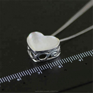 Diseño plata 925 elegante shell del <span class=keywords><strong>mar</strong></span> amor collar - Product Image 6