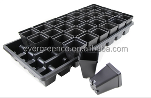 Pots à <span class=keywords><strong>succulentes</strong></span> carrés en plastique, pots à fleurs et jardinières - Product Image 3