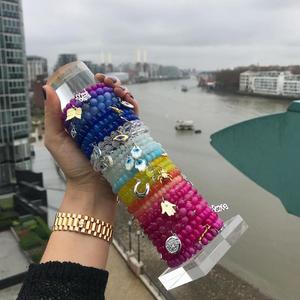 Biểu tượng tùy chỉnh rõ ràng Acrylic dọc trang sức vòng đeo tay đứng hiển thị, perspex Acrylic Vòng đeo tay chủ - Product Image 4