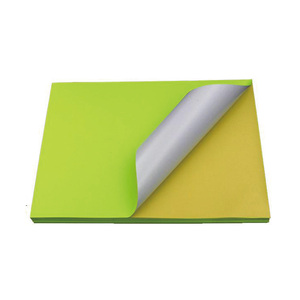 Papel Adhesivo A4 de Color, Suministro Personalizado, Papel Adhesivo Económico Tamaño Carta, Premium, 100% Pulpa de Madera, Alta Adhesión, Fábrica de China - Product Image 2