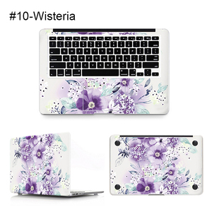 Autocollant de peau de couverture complète personnalisé de conception de fleur peau d'ordinateur portable étanche <span class=keywords><strong>pour</strong></span> Mac Air Pro Retina 11 "12" 13 "15 autocollants personnalisés Die Cu - Product Image 5