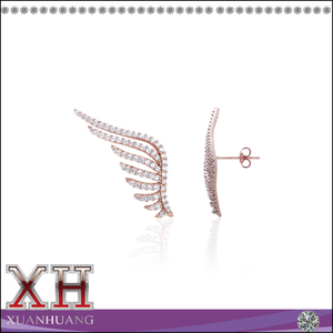 Les boucles <span class=keywords><strong>d</strong></span>'oreilles magnifiques Zircon cubique étoiles argent aile <span class=keywords><strong>d</strong></span>'<span class=keywords><strong>ange</strong></span> <span class=keywords><strong>boucle</strong></span> <span class=keywords><strong>d</strong></span>'oreille or aile <span class=keywords><strong>d</strong></span>'<span class=keywords><strong>ange</strong></span> - Product Image 3