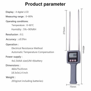 TK100 Multifunctionele Digitale Vocht Analyzer Graan Draagbare Vochtmeter - Product Image 2