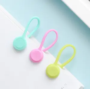 Earphone Cable Winders Magnetic Cord String Winders Cable Ties for Management of Cables,Bookmarks,Keychain