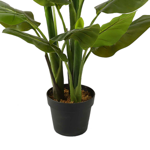 Fabrikant-Directe Verkoop 0.85 M/2.78FT Sier Plastic Kunstmatige Paradijsvogel Plant - Product Image 6