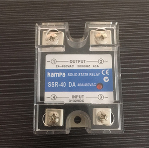 Relé de estado sólido industrial monofásico SSR 40DA 40A /250V 3-32VDC - Product Image 2