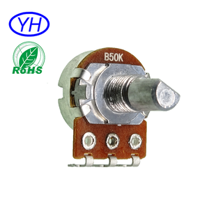 Muestras Gratis de Potenciómetros de Película de Carbón de 20K, 50K, 100K y 220K para Pedal, Potenciómetro de Control de Volumen Único con Pines para Soldar - Product Image 2