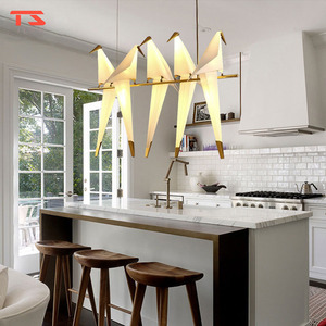 Lampu Gantung Desain Unik Ruang Tamu Lampu Gantung Burung Emas Lampu Gantung Pulau Dapur - Product Image 6